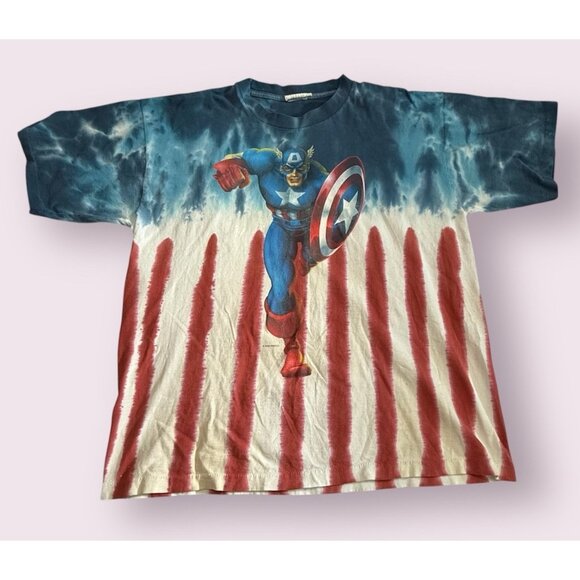 Universal Studios Other - CAPTAIN AMERICA T-SHIRT Men XL MARVEL COMICS VINTAGE 1999 Universal Studios